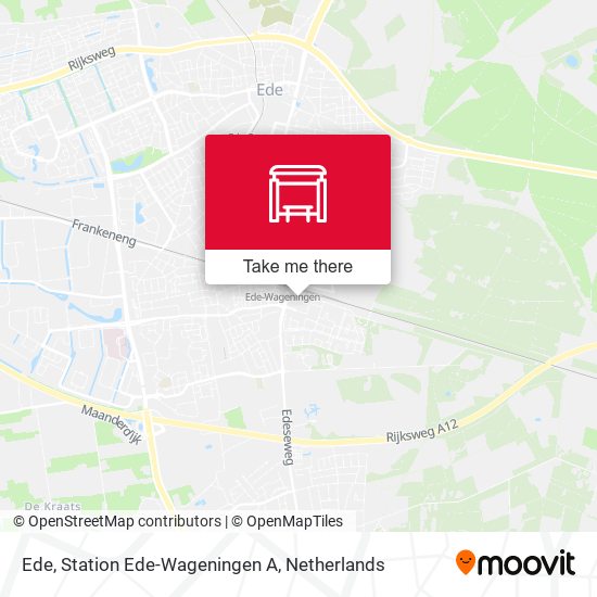 Ede, Station Ede-Wageningen A map
