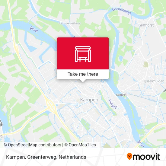 Kampen, Greenterweg Karte