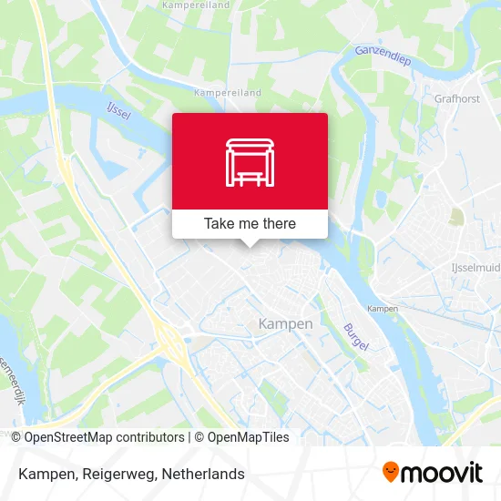 Kampen, Reigerweg Karte