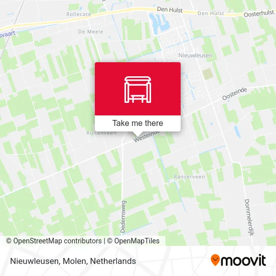 Nieuwleusen, Molen map