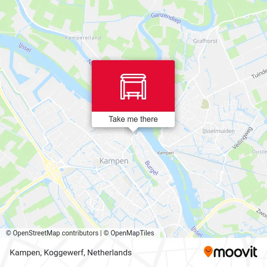 Kampen, Koggewerf map