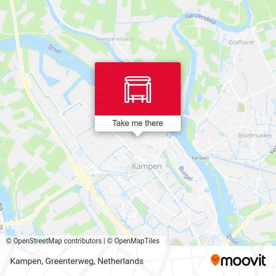 Kampen, Greenterweg Karte