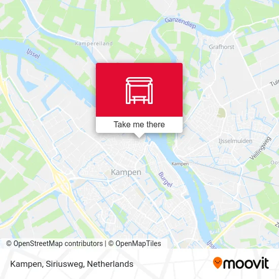 Kampen, Siriusweg Karte