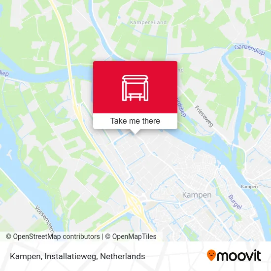 Kampen, Installatieweg map