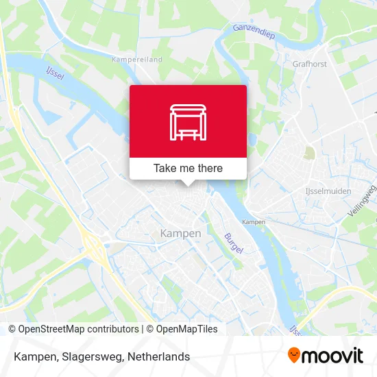 Kampen, Slagersweg Karte