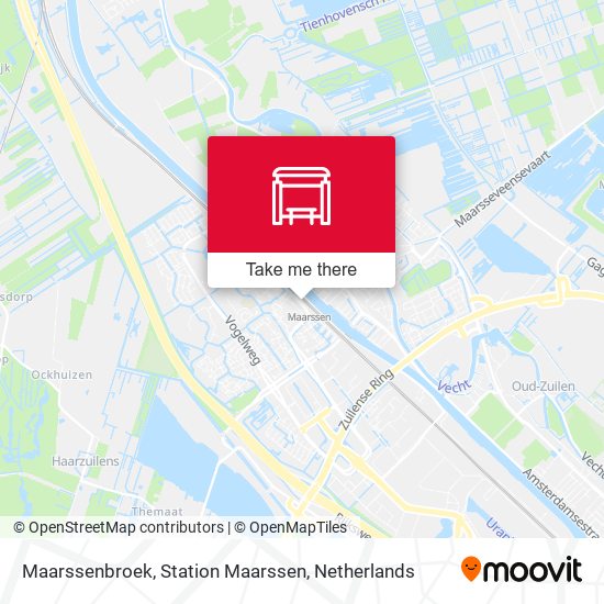 Maarssenbroek, Station Maarssen map