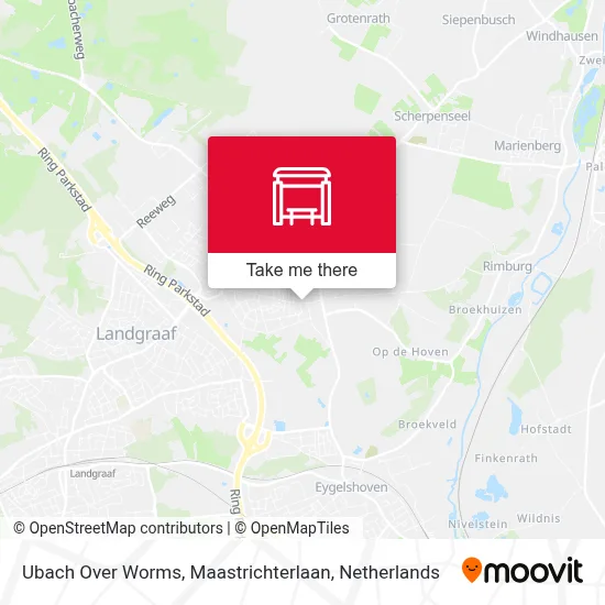 Ubach Over Worms, Maastrichterlaan map