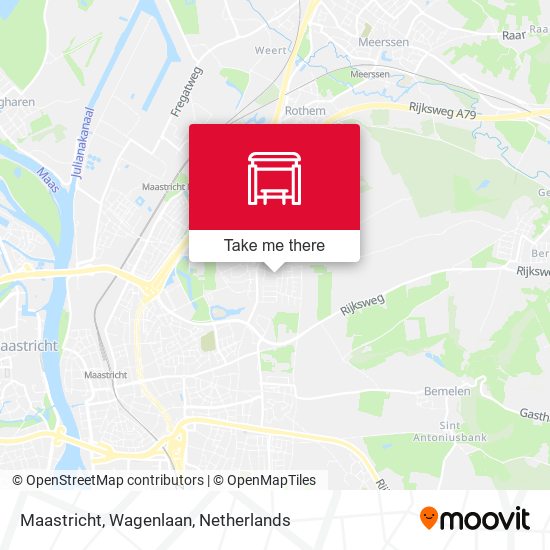 Maastricht, Wagenlaan map