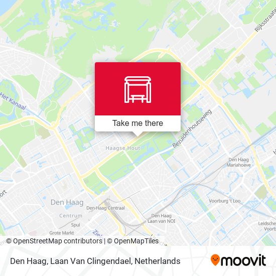 Den Haag, Laan Van Clingendael Karte