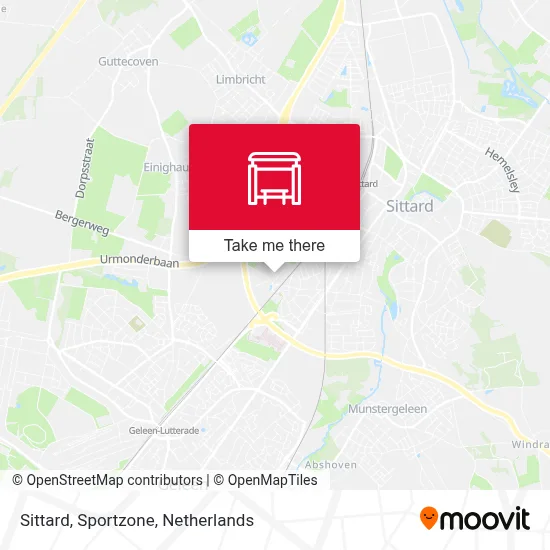 Sittard, Sportzone map