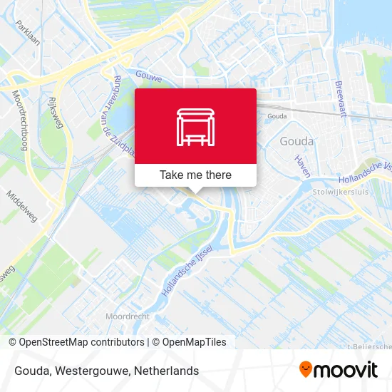 Gouda, Westergouwe Karte