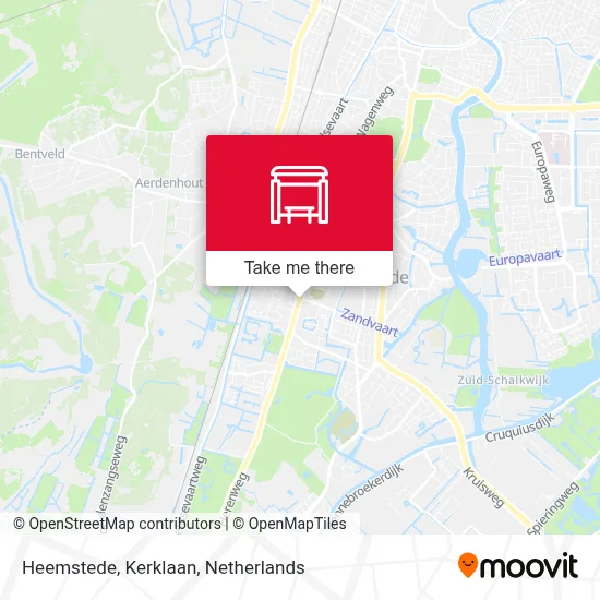 Heemstede, Kerklaan map