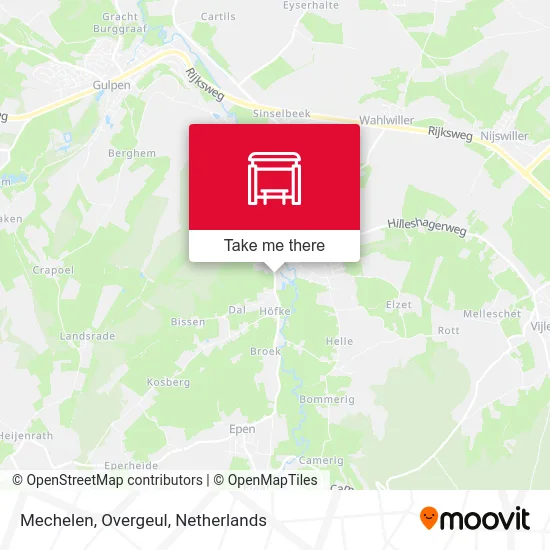 Mechelen, Overgeul map