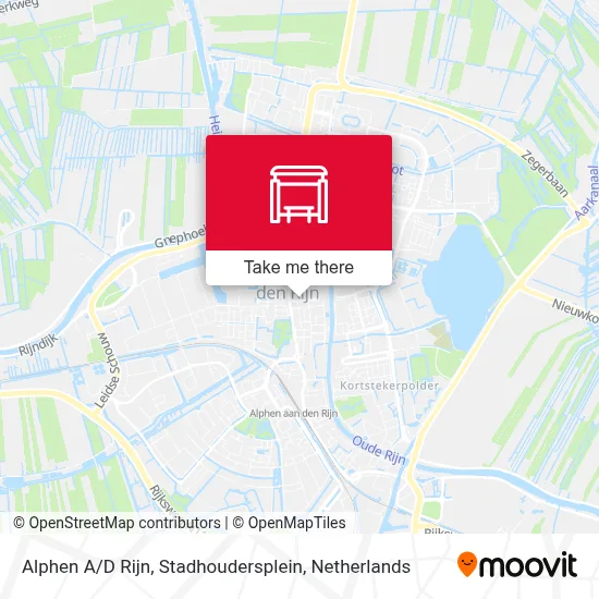 Alphen A / D Rijn, Stadhoudersplein map