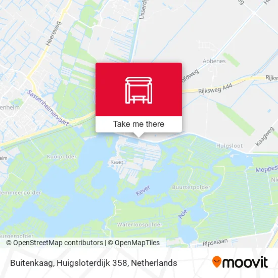 Buitenkaag, Huigsloterdijk 358 map