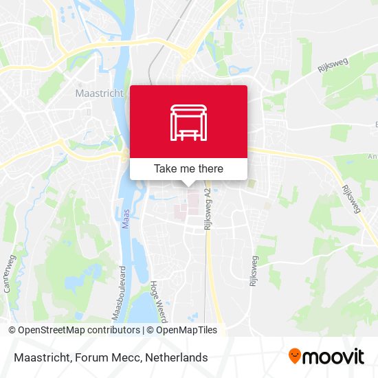 Maastricht, Forum Mecc map