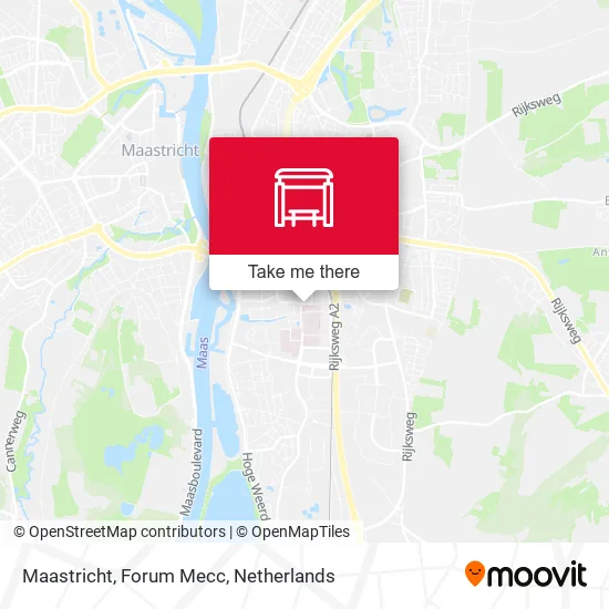 Maastricht, Forum Mecc map