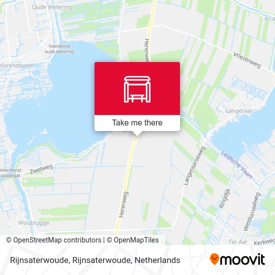 Rijnsaterwoude, Rijnsaterwoude Karte