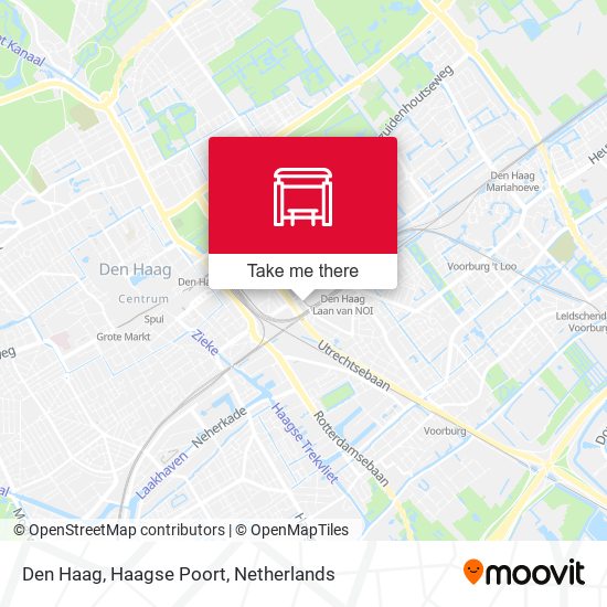 Den Haag, Haagse Poort map