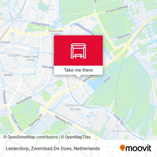 Leiderdorp, Zwembad De Does map