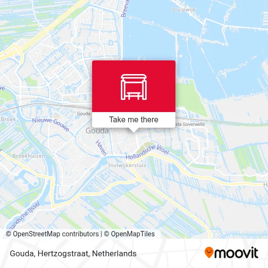 Gouda, Hertzogstraat map