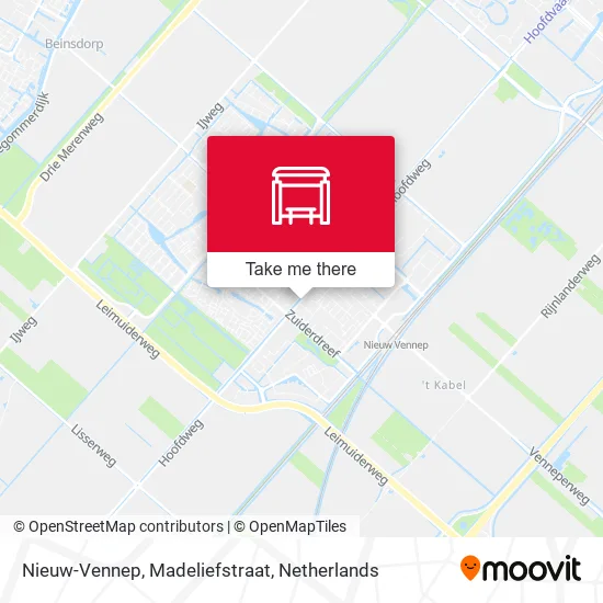 Nieuw-Vennep, Madeliefstraat map