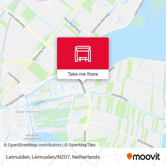 Leimuiden, Leimuiden/N207 map