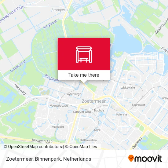 Zoetermeer, Binnenpark map