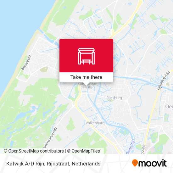 Katwijk A/D Rijn, Rijnstraat map