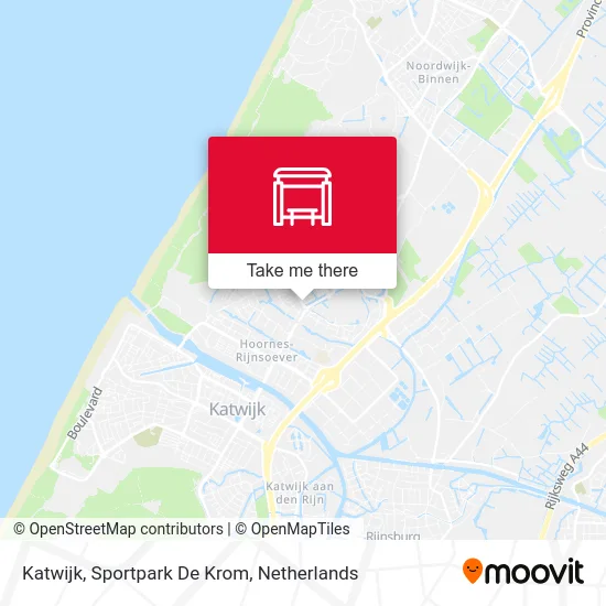 Katwijk, Sportpark De Krom map
