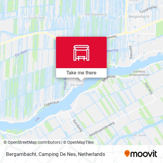 Bergambacht, Camping De Nes map