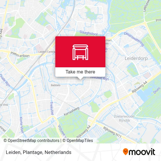 Leiden, Plantage map