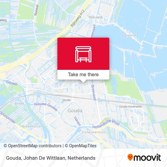 Gouda, Johan De Wittlaan map
