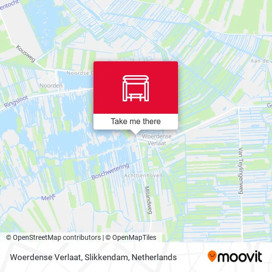 Woerdense Verlaat, Slikkendam map
