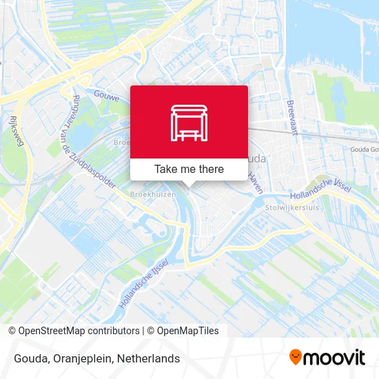 Gouda, Oranjeplein Karte