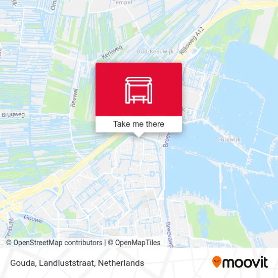 Gouda, Landluststraat map