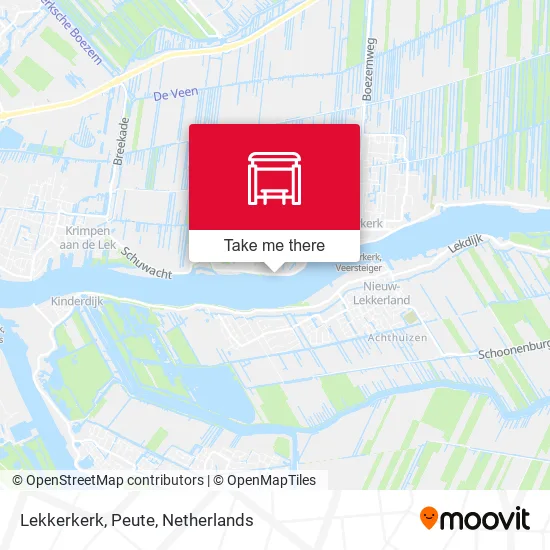 Lekkerkerk, Peute map