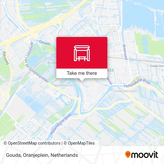 Gouda, Oranjeplein map