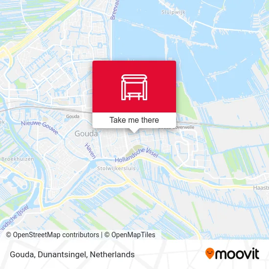 Gouda, Dunantsingel map