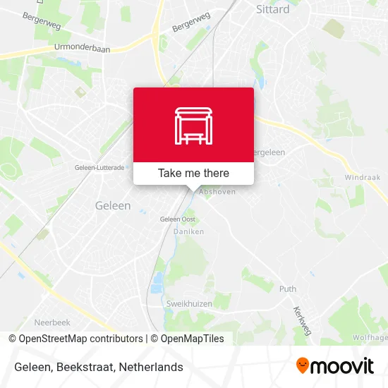Geleen, Beekstraat map