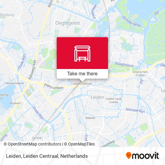 Leiden, Leiden Centraal map