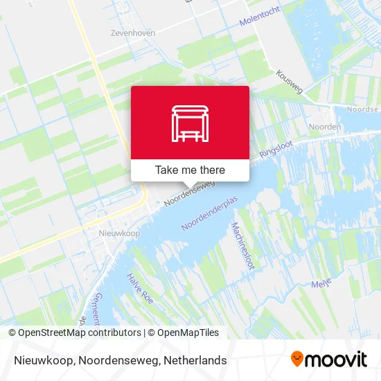 Nieuwkoop, Noordenseweg map