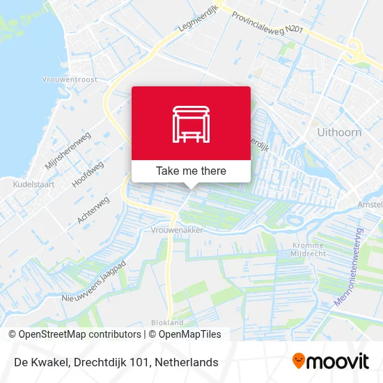 De Kwakel, Drechtdijk 101 map