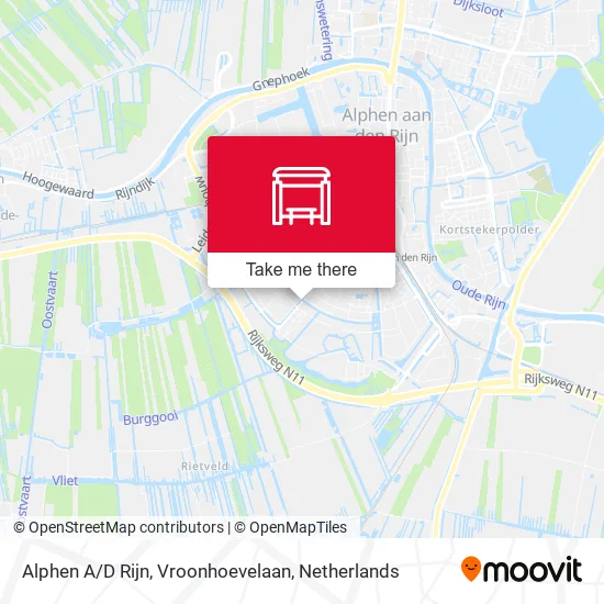 Alphen A / D Rijn, Vroonhoevelaan map