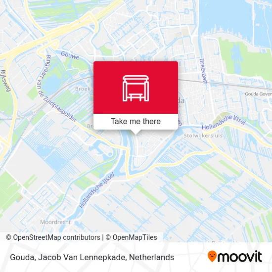 Gouda, Jacob Van Lennepkade map