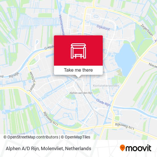 Alphen A/D Rijn, Molenvliet map