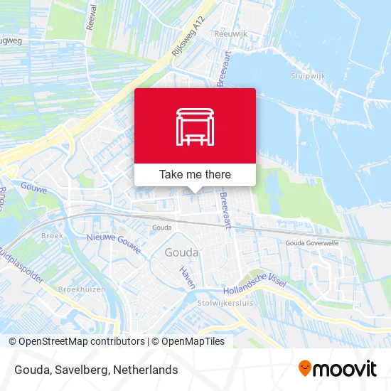 Gouda, Savelberg map