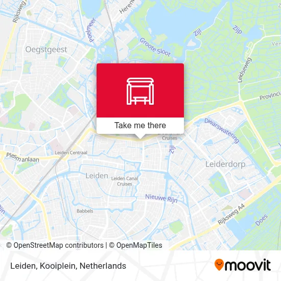 Leiden, Kooiplein map