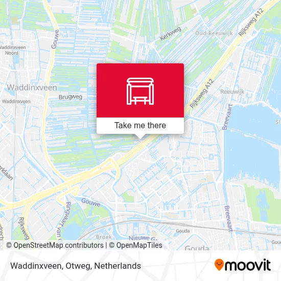 Waddinxveen, Otweg map
