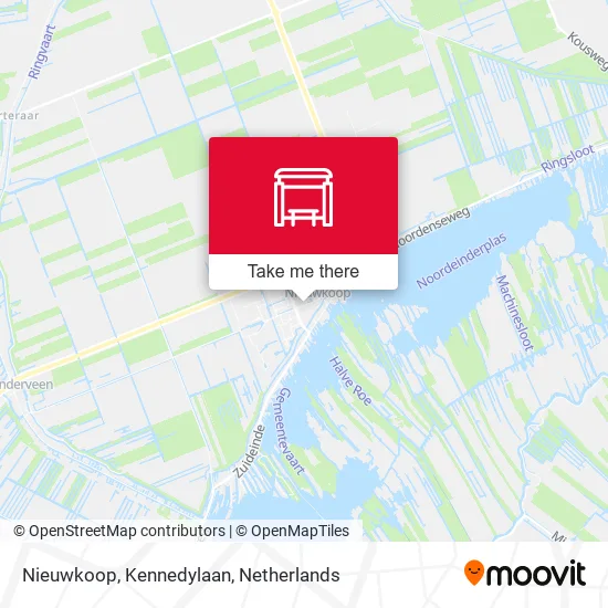 Nieuwkoop, Kennedylaan map